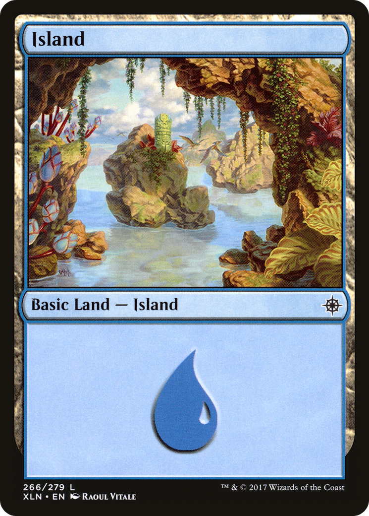 Island (266) (XLN-266) [Ixalan] Foil MTG Single Wizards of the Coast