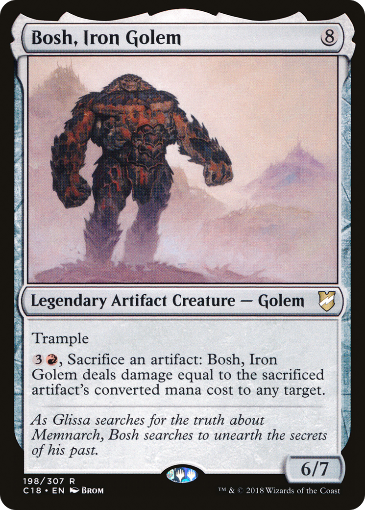 Bosh, Iron Golem (C18-198) [Commander 2018] MTG Single Wizards of the Coast