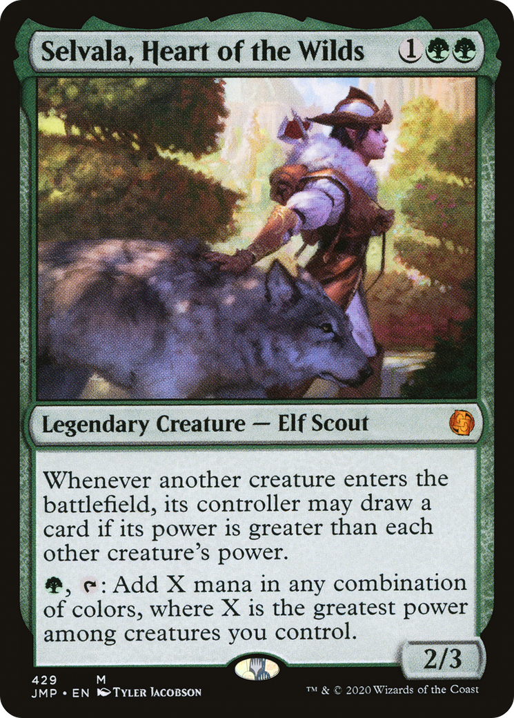 Selvala, Heart of the Wilds (JMP-429) [Jumpstart] MTG Single Wizards of the Coast
