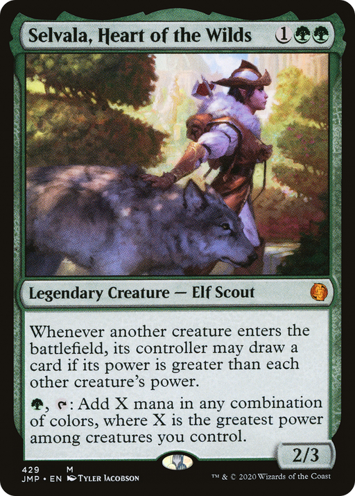 Selvala, Heart of the Wilds (JMP-429) [Jumpstart] MTG Single Wizards of the Coast