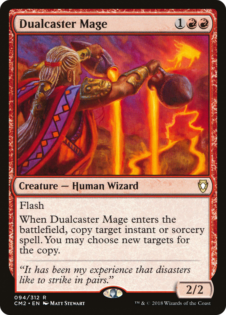 Dualcaster Mage (CM2-094) [Commander Anthology Volume II] MTG Single Wizards of the Coast