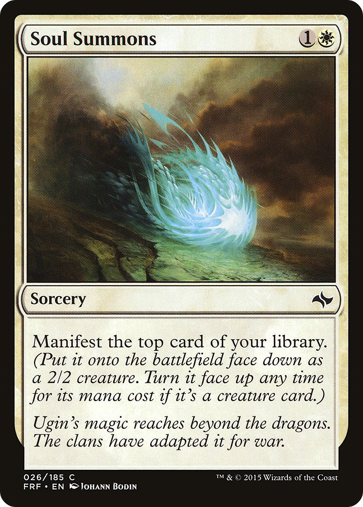 Soul Summons (FRF-026) [Fate Reforged] MTG Single Wizards of the Coast