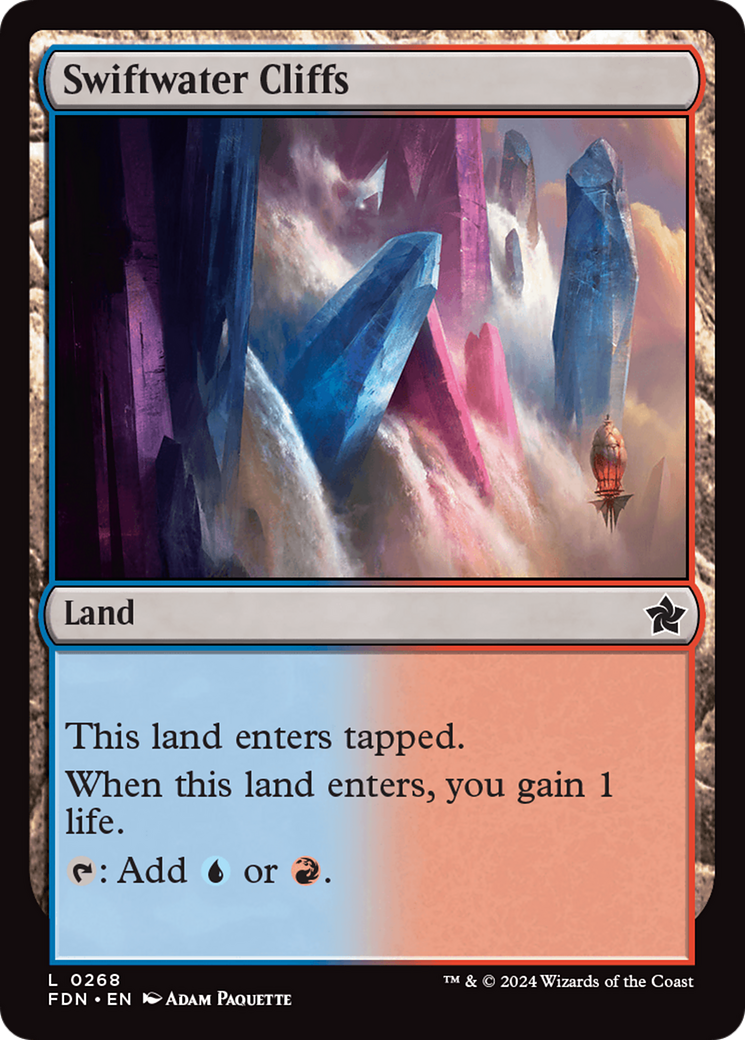 Swiftwater Cliffs (FDN-268) [Foundations] MTG Single Wizards of the Coast