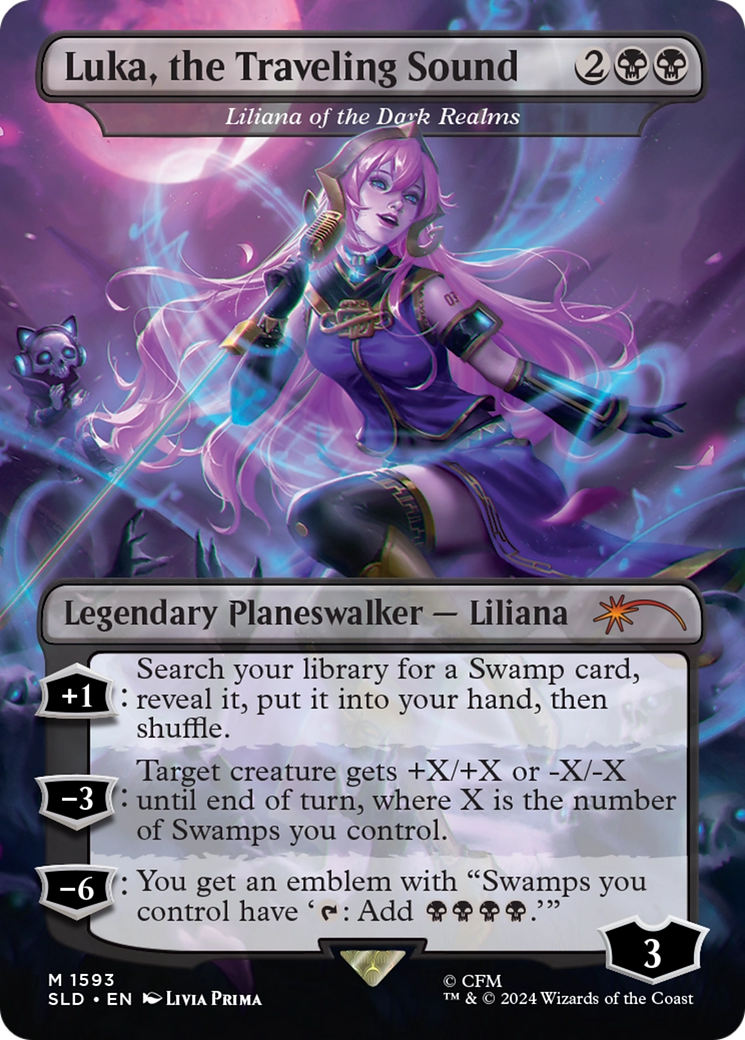 Luka, the Traveling Sound - Liliana of the Dark Realms (SLD-1593) [Secret Lair] Drop (Borderless) MTG Single Wizards of the Coast