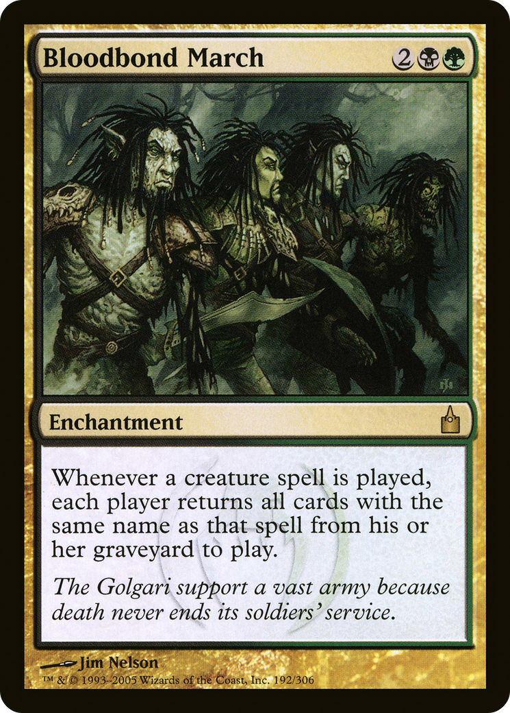 Bloodbond March (RAV-192) [Ravnica: City of Guilds] Foil MTG Single Wizards of the Coast