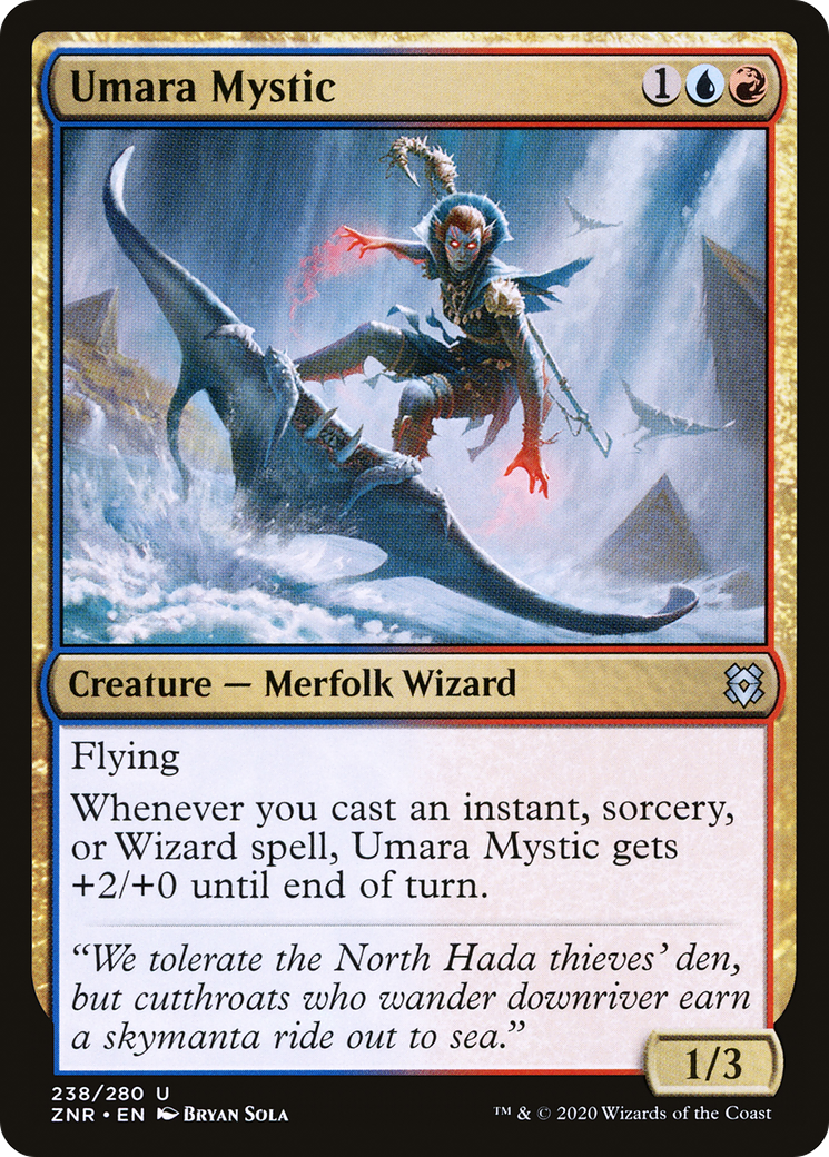 Umara Mystic (ZNR-238) [Zendikar Rising] MTG Single Wizards of the Coast