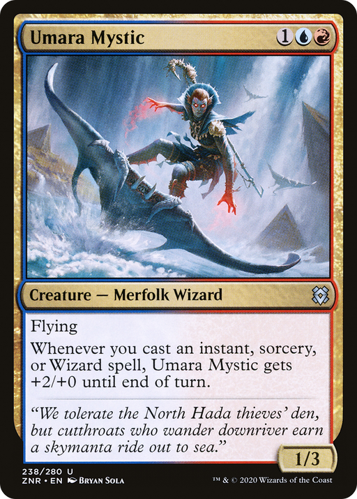 Umara Mystic (ZNR-238) [Zendikar Rising] MTG Single Wizards of the Coast