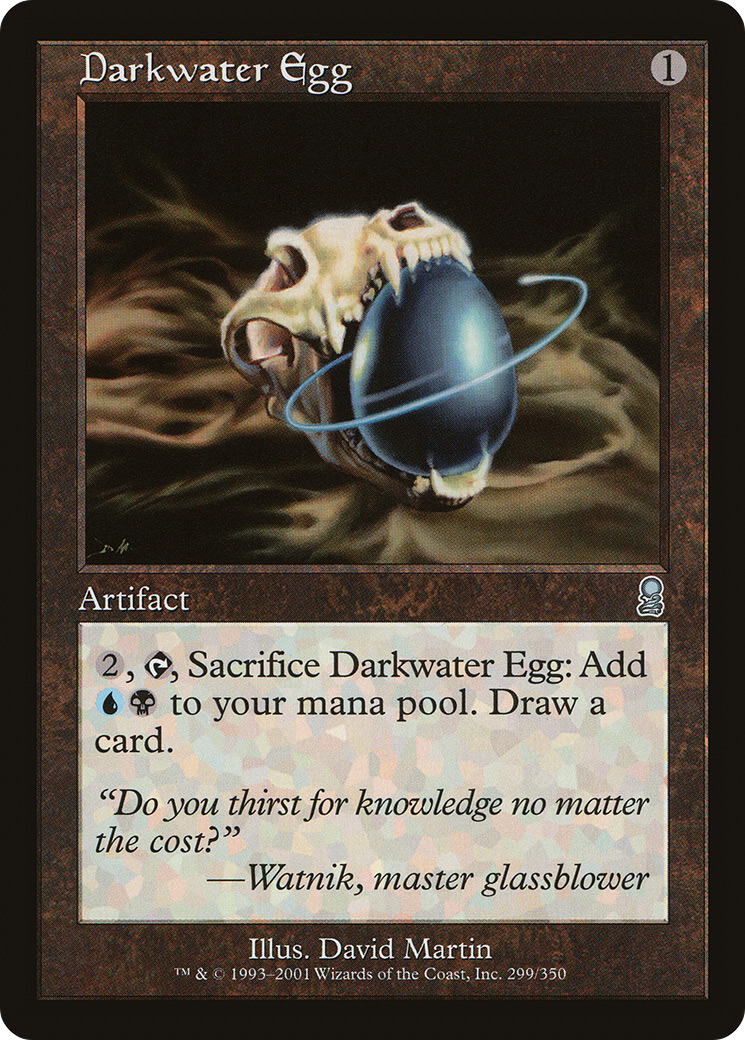 Darkwater Egg (ODY-299) [Odyssey] MTG Single Wizards of the Coast