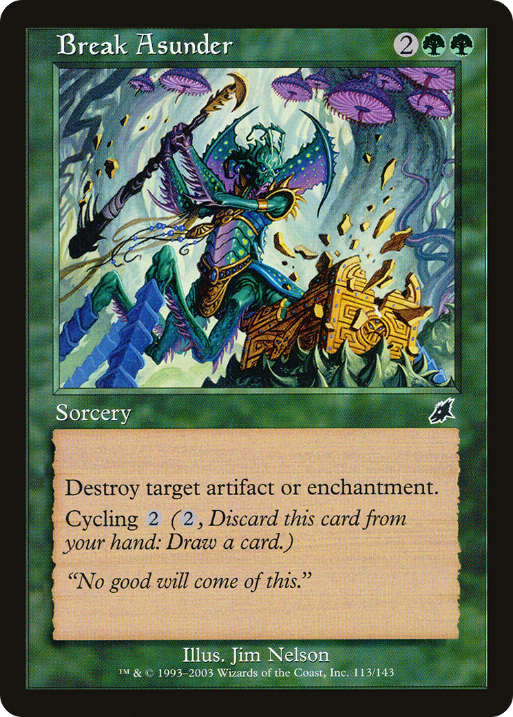 Break Asunder (SCG-113) [Scourge] Foil MTG Single Wizards of the Coast