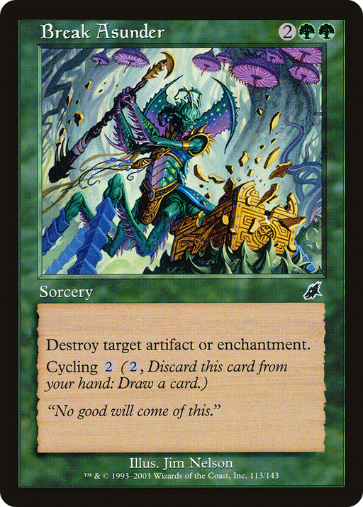 Break Asunder (SCG-113) [Scourge] MTG Single Wizards of the Coast
