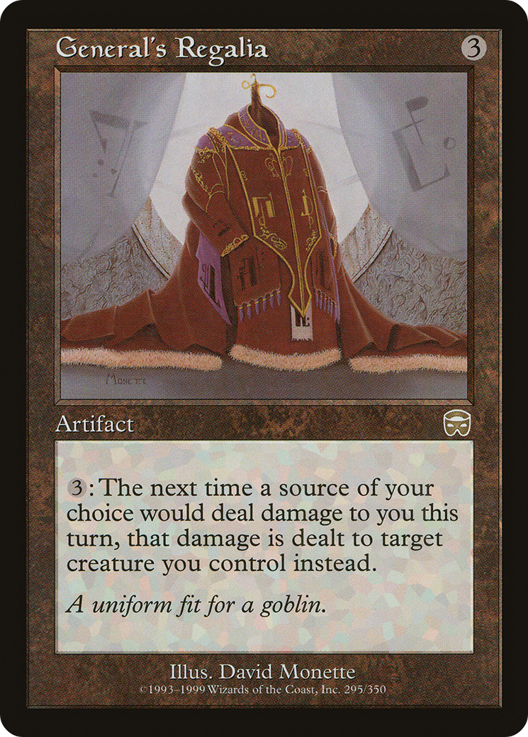 General's Regalia (MMQ-295) [Mercadian Masques] MTG Single Wizards of the Coast