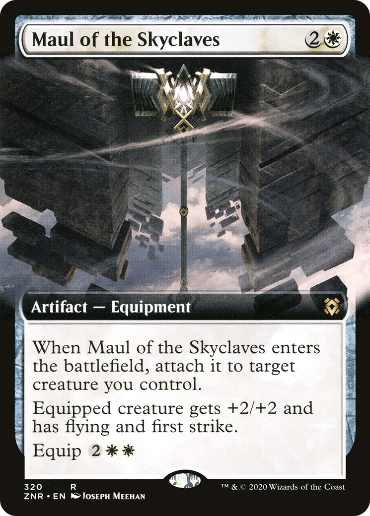 Maul of the Skyclaves (ZNR-320) [Zendikar Rising] (Extended Art) Foil MTG Single Wizards of the Coast
