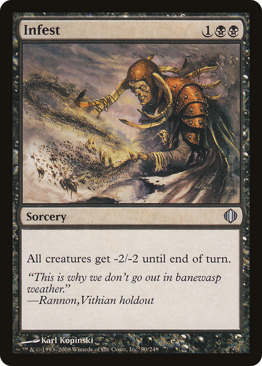 Infest (ALA-080) [Shards of Alara] Foil MTG Single Wizards of the Coast