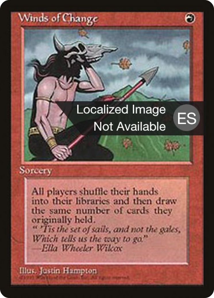 Winds of Change (4BB-232) [Fourth Edition Foreign Black Border] MTG Single Wizards of the Coast