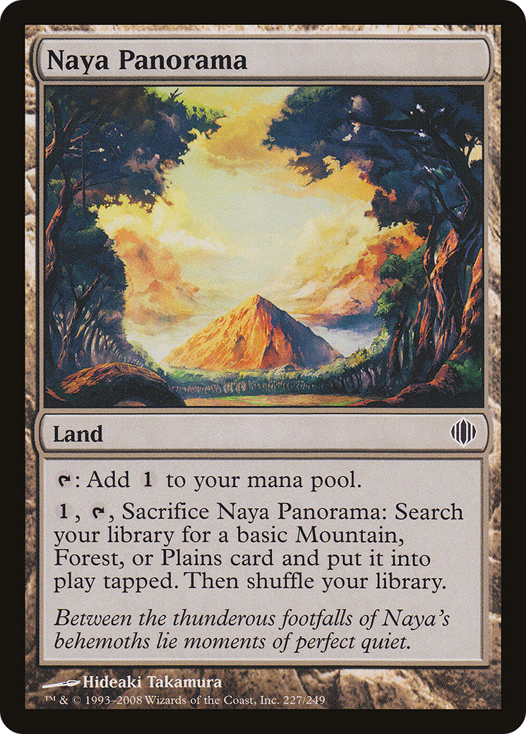 Naya Panorama (ALA-227) [Shards of Alara] Foil MTG Single Wizards of the Coast