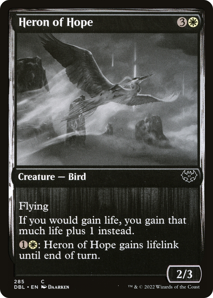 Heron of Hope (DBL-285) [Innistrad: Double Feature] Foil MTG Single Wizards of the Coast