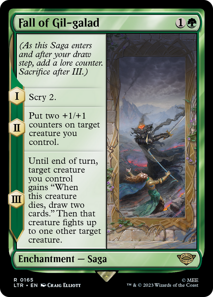 Fall of Gil-galad (LTR-165) [The Lord of the Rings: Tales of Middle-earth] Foil MTG Single Wizards of the Coast