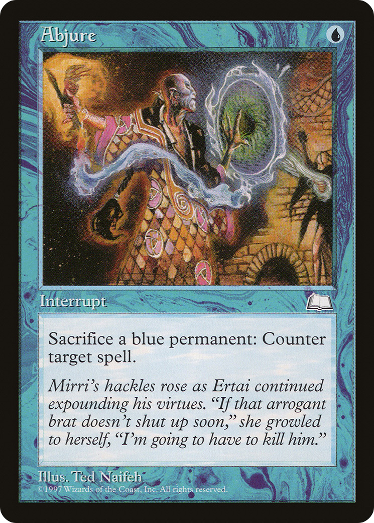 Abjure (WTH-031) [Weatherlight] MTG Single Wizards of the Coast