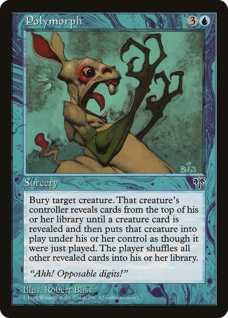 Polymorph (MIR-082) [Mirage] MTG Single Wizards of the Coast