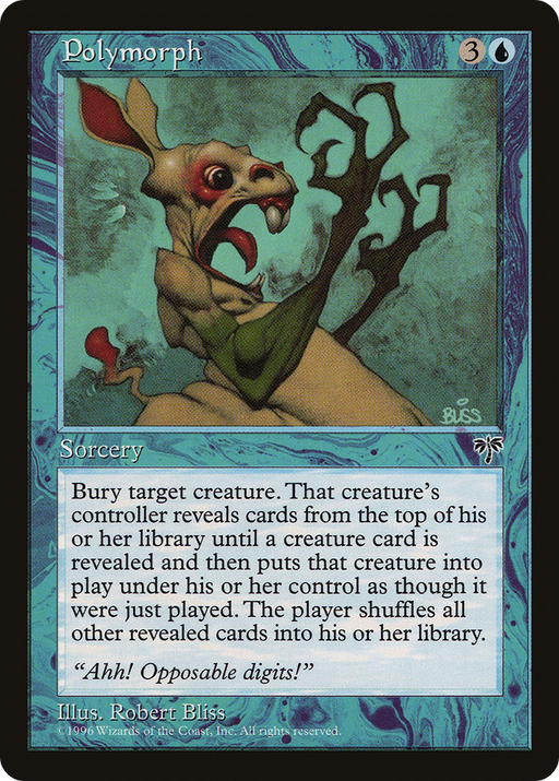 Polymorph (MIR-082) [Mirage] MTG Single Wizards of the Coast