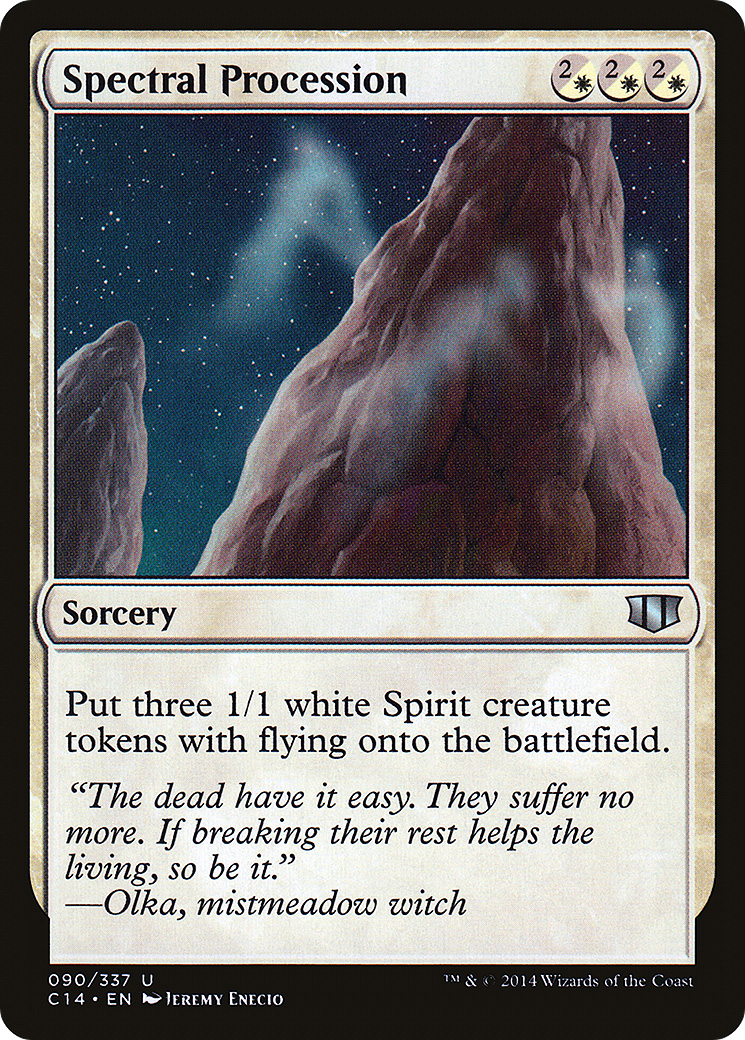 Spectral Procession (C14-090) [Commander 2014] MTG Single Wizards of the Coast