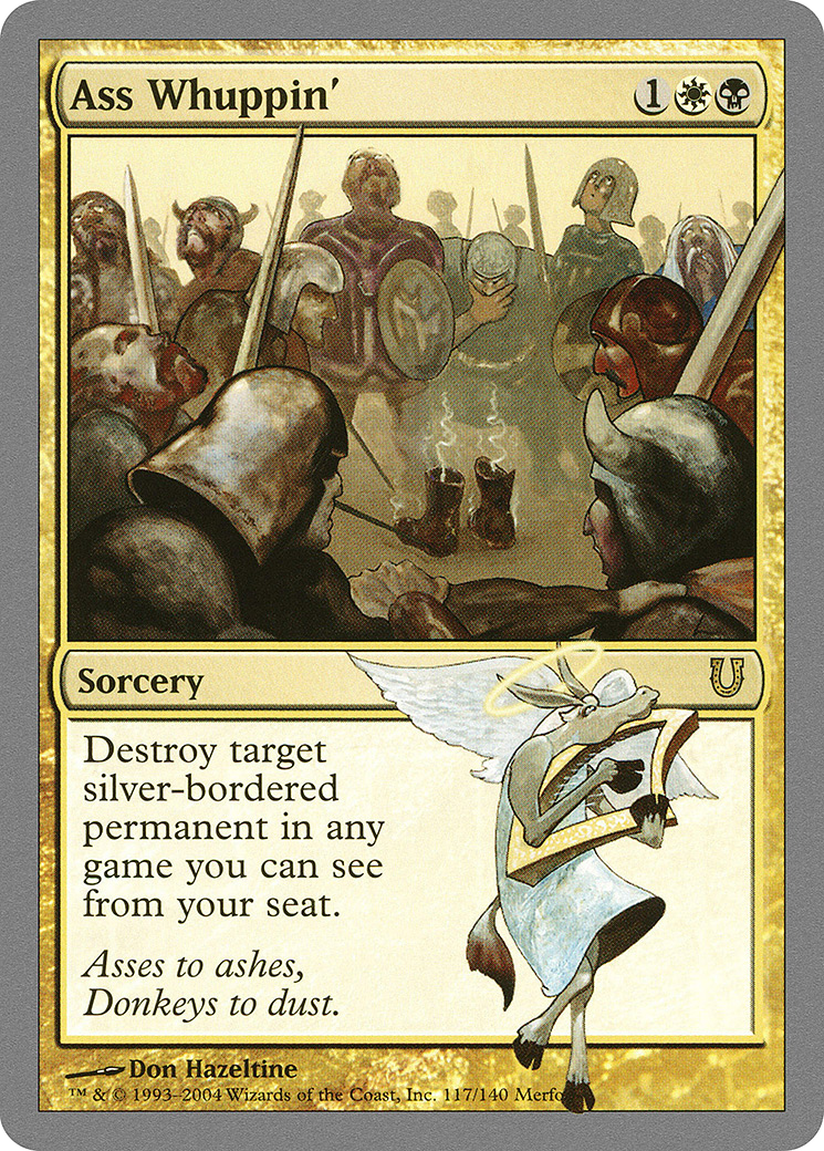 Ass Whuppin' (UNH-117) [Unhinged] MTG Single Wizards of the Coast