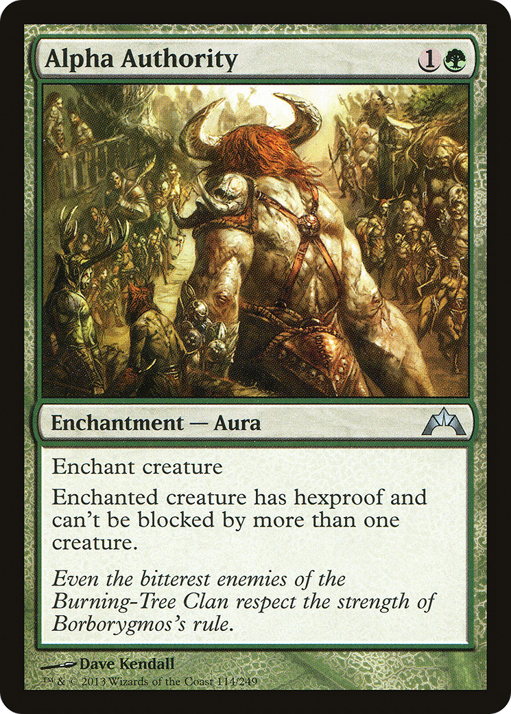 Alpha Authority (GTC-114) [Gatecrash] MTG Single Wizards of the Coast
