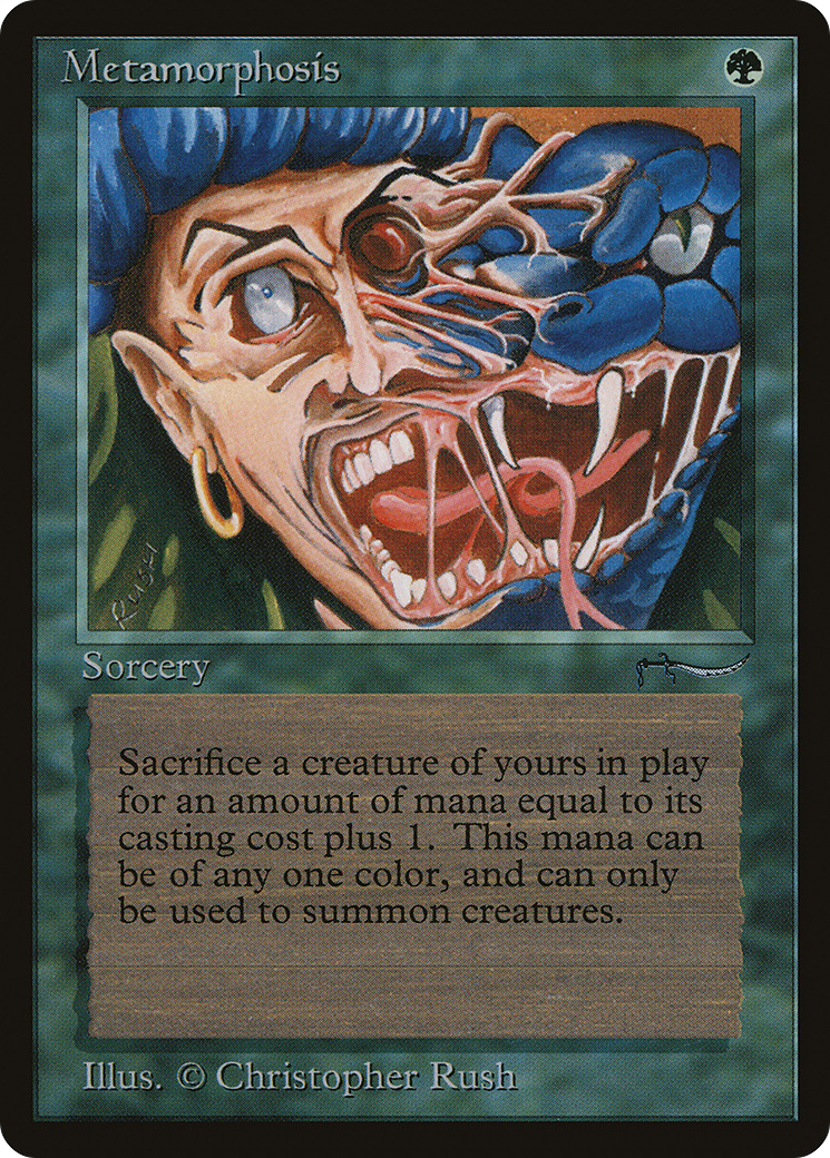 Metamorphosis (ARN-051) [Oldschool] Arabian Nights MTG Single Wizards of the Coast