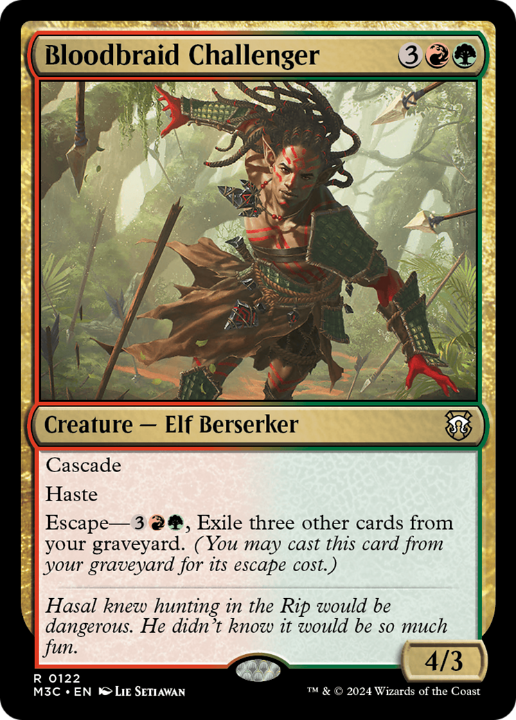 Bloodbraid Challenger (M3C-122) [Modern Horizons 3 Commander] MTG Single Wizards of the Coast