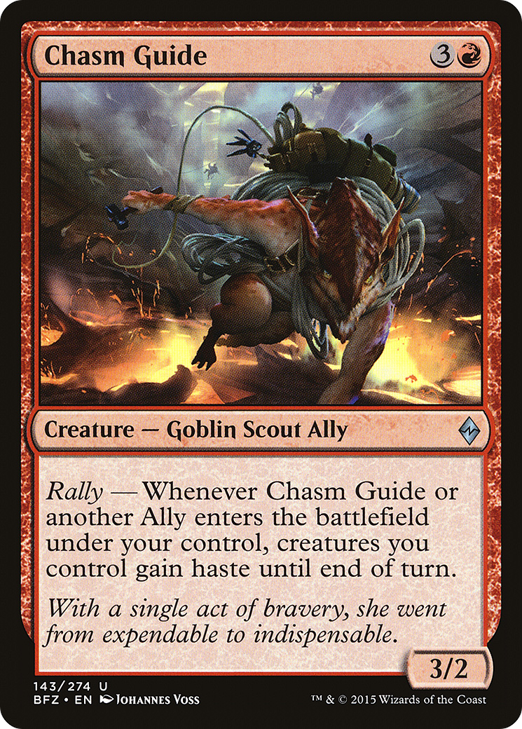 Chasm Guide (BFZ-143) [Battle for Zendikar] MTG Single Wizards of the Coast
