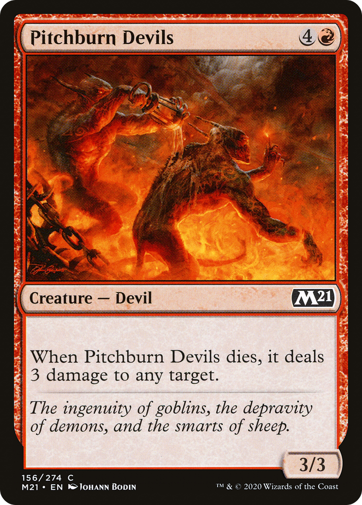Pitchburn Devils (M21-156) [Core Set 2021] MTG Single Wizards of the Coast