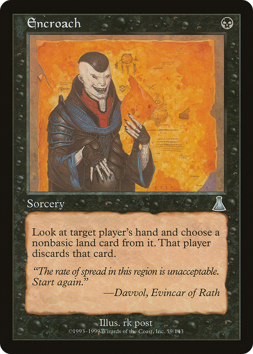 Encroach (UDS-059) [Urza's Destiny] Foil MTG Single Wizards of the Coast
