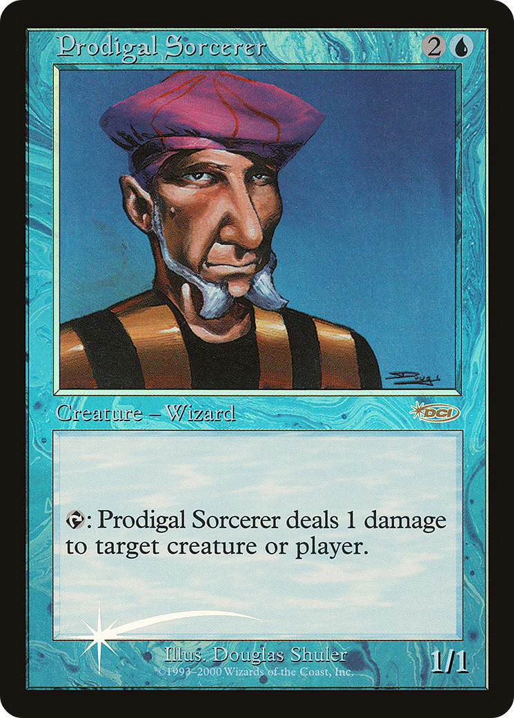 Prodigal Sorcerer (FNM-009) [Misc] Friday Night Magic 2000 Foil MTG Single Wizards of the Coast