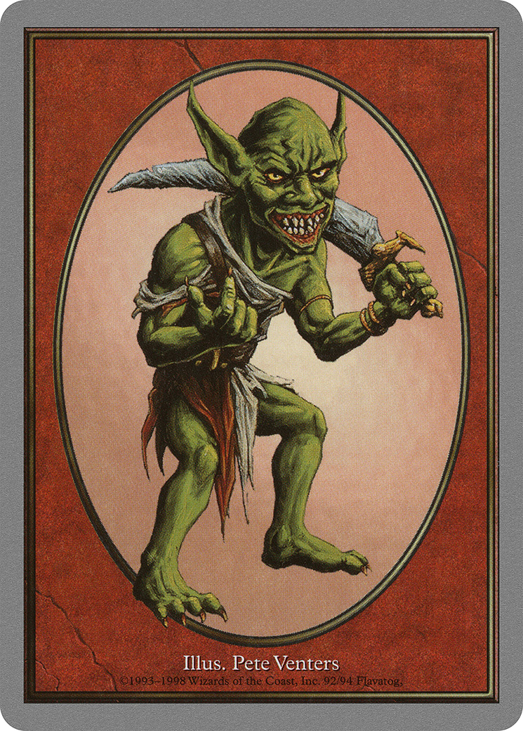 Goblin (UGL-092) [Tokens] Unglued Tokens MTG Single Wizards of the Coast