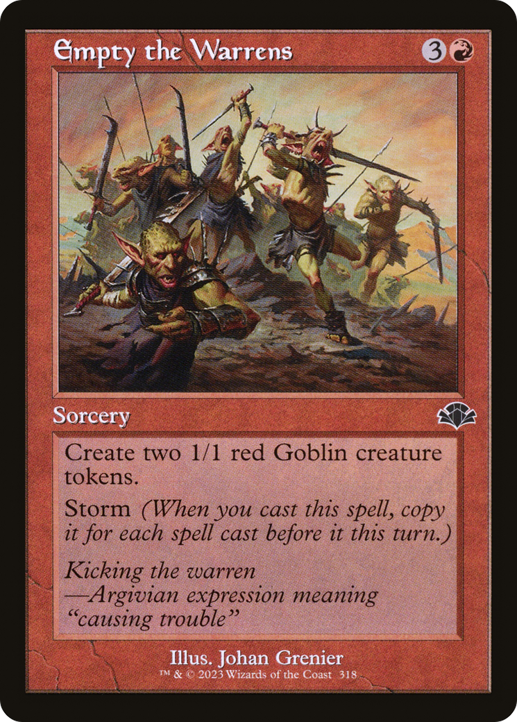 Empty the Warrens (DMR-318) [Dominaria Remastered] MTG Single Wizards of the Coast