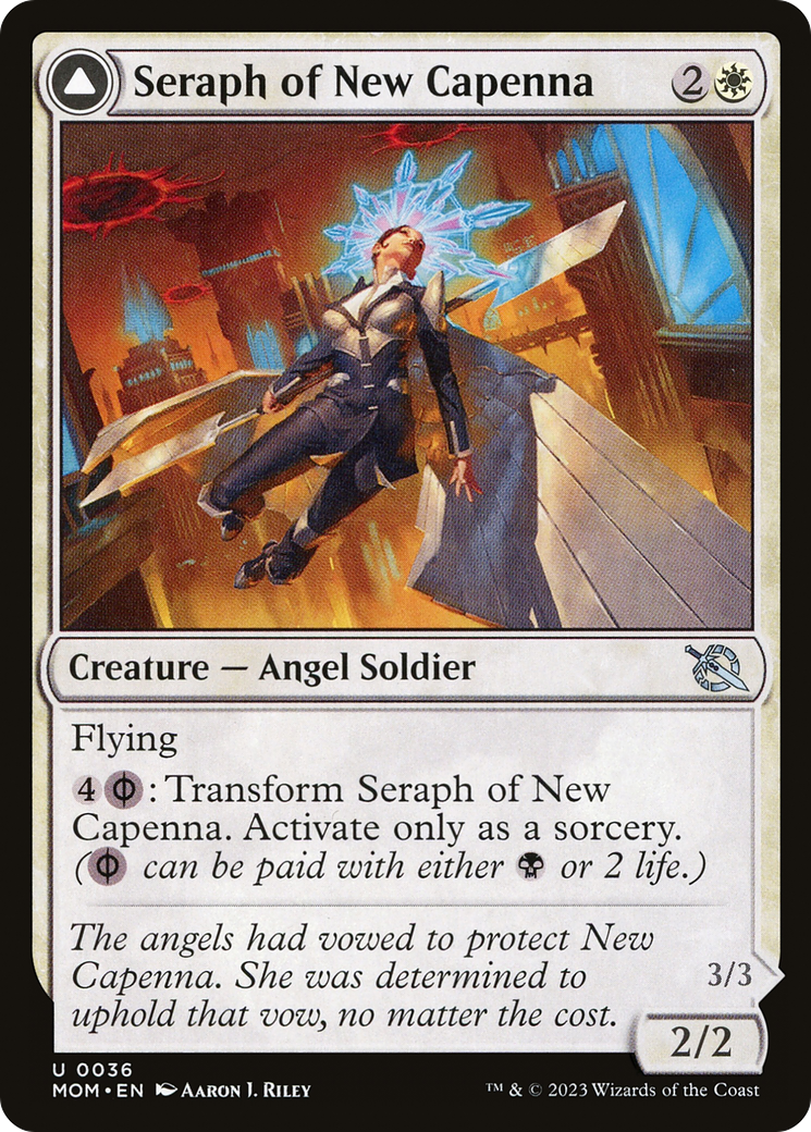 Seraph of New Capenna // Seraph of New Phyrexia (MOM-036) [March of the Machine] Foil MTG Single Wizards of the Coast