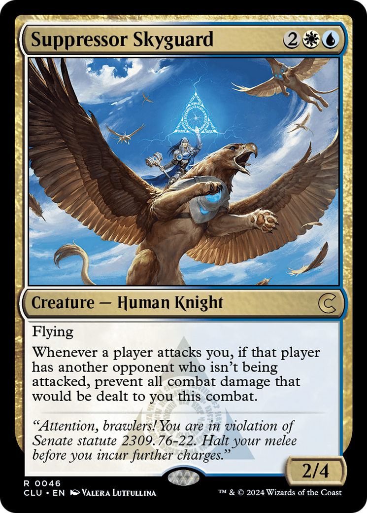 Suppressor Skyguard (CLU-046) [Ravnica: Clue Edition] MTG Single Wizards of the Coast