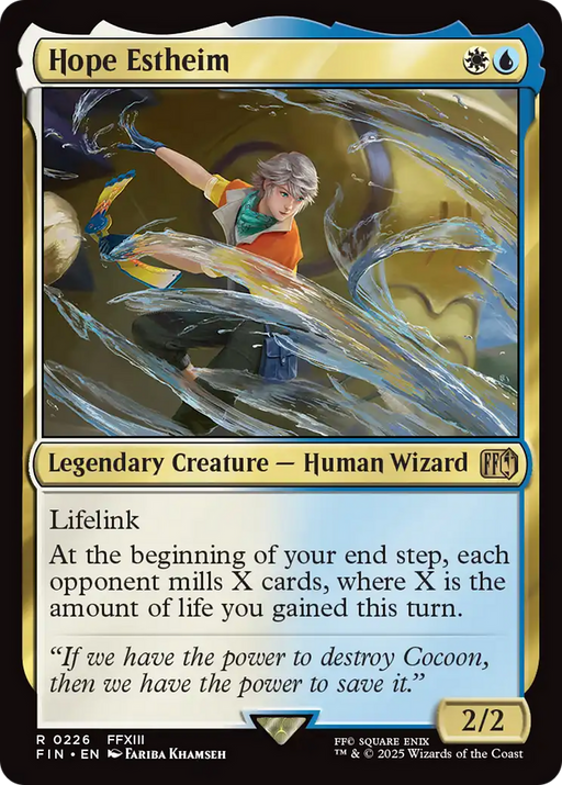 Hope Estheim (FIN-226) [FINAL FANTASY] MTG Single Wizards of the Coast