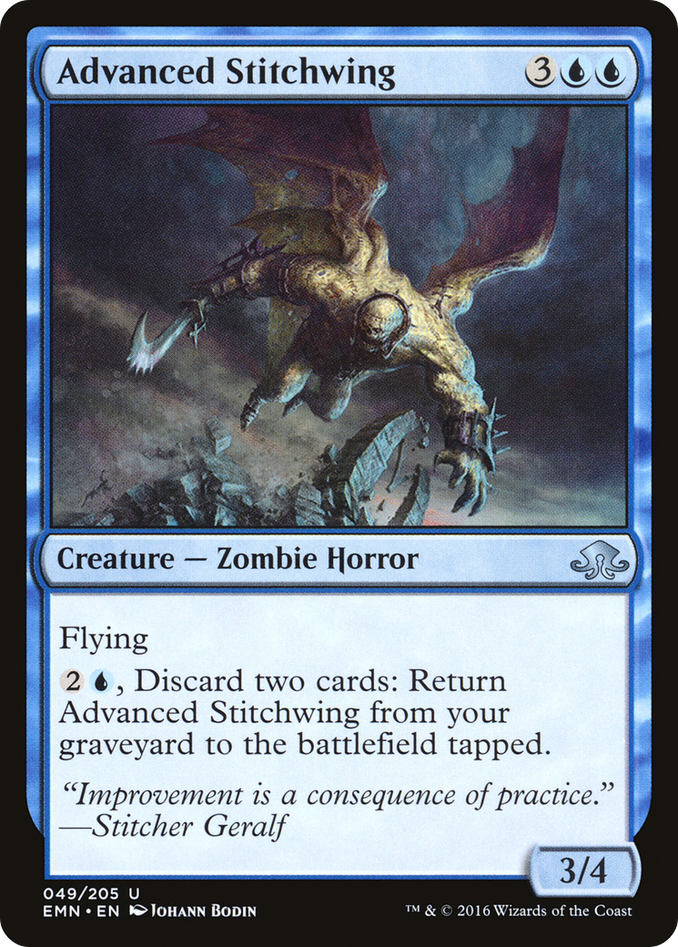 Advanced Stitchwing (EMN-049) [Eldritch Moon] Foil MTG Single Wizards of the Coast