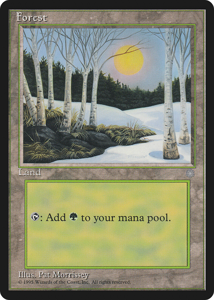 Forest (ICE-380) [Ice Age] MTG Single Wizards of the Coast