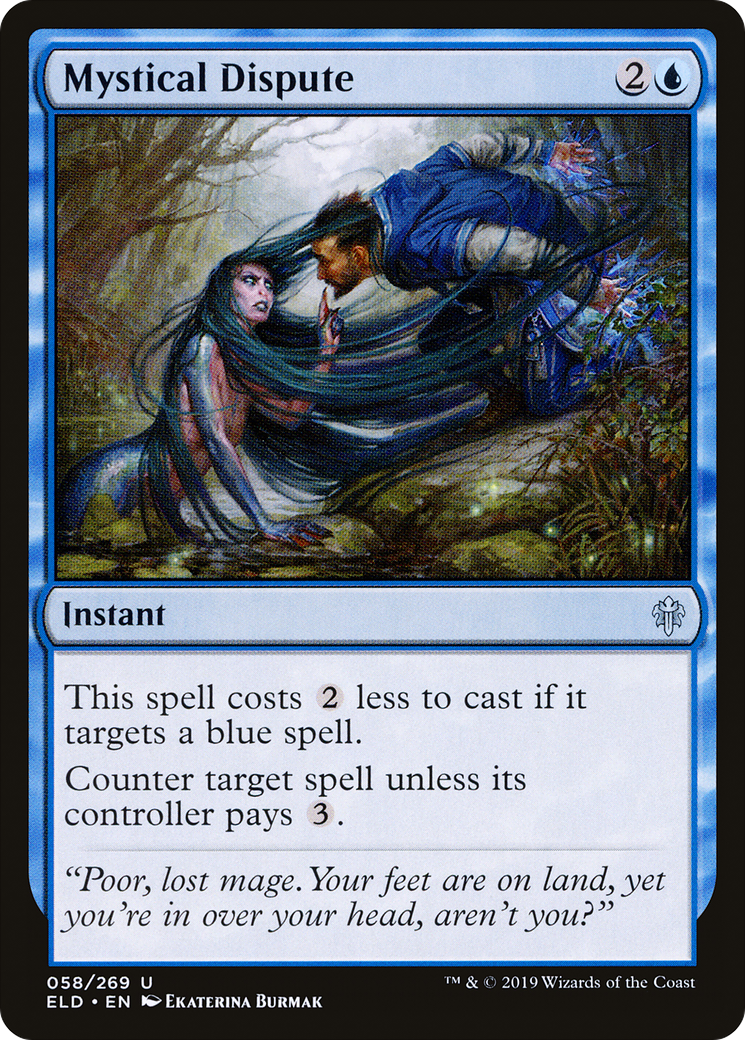 Mystical Dispute (ELD-058) [Throne of Eldraine] Foil MTG Single Wizards of the Coast