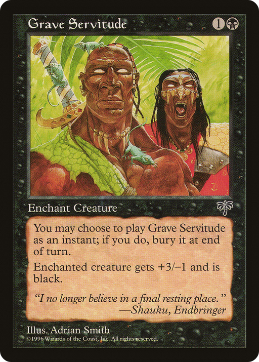 Grave Servitude (MIR-) [Mirage] MTG Single Wizards of the Coast