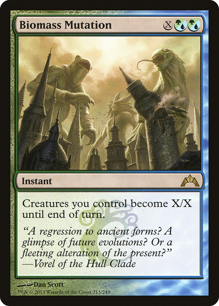 Biomass Mutation (GTC-213) [Gatecrash] Foil MTG Single Wizards of the Coast