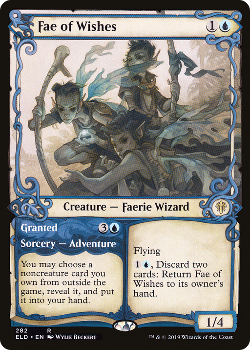 Fae of Wishes // Granted (ELD-282) [Throne of Eldraine] (Showcase) MTG Single Wizards of the Coast