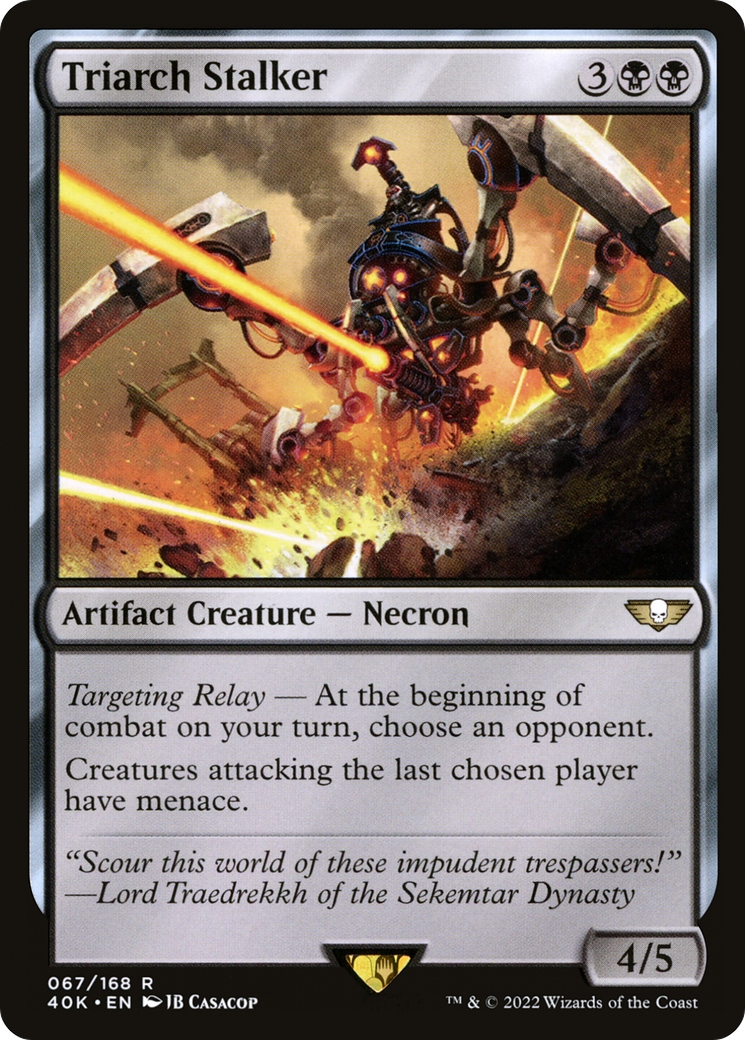 Triarch Stalker (40K-067) [Warhammer 40,000 Commander] MTG Single Wizards of the Coast