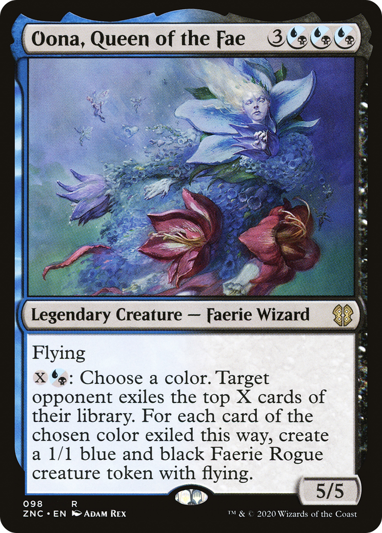 Oona, Queen of the Fae (ZNC-098) [Zendikar Rising Commander] MTG Single Wizards of the Coast