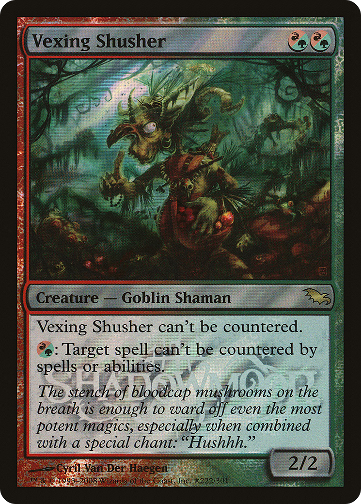Vexing Shusher (Launch) [Shadowmoor Promos] MTG Single Magic: The Gathering