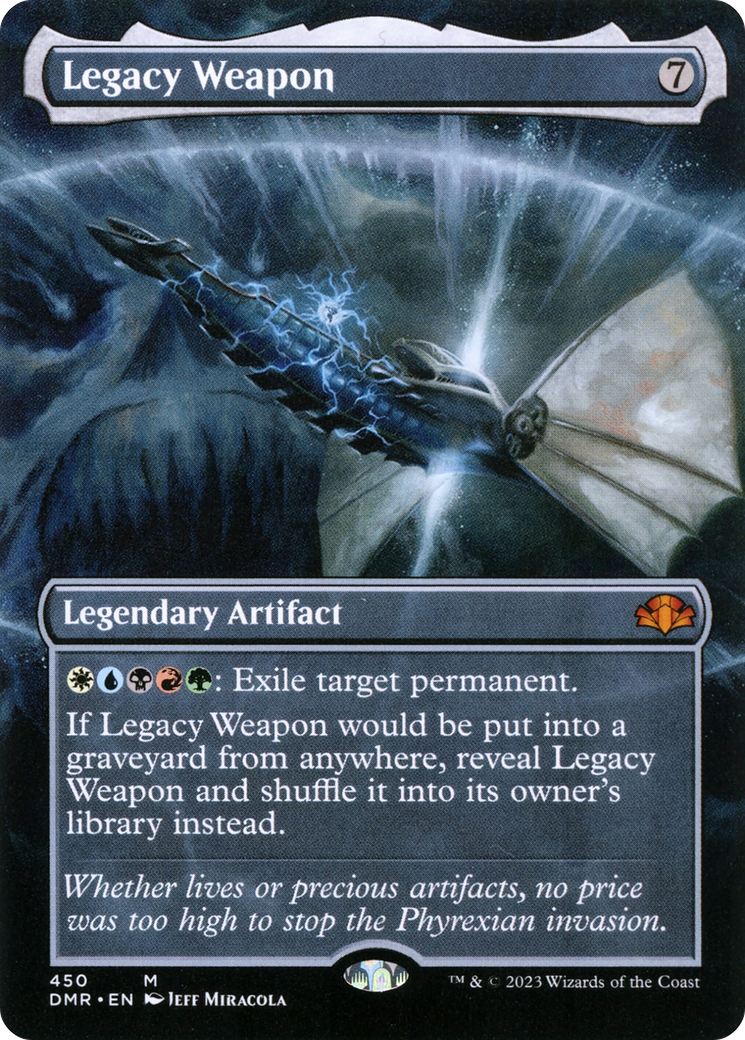 Legacy Weapon (Borderless Alternate Art) [Dominaria Remastered] MTG Single Magic: The Gathering