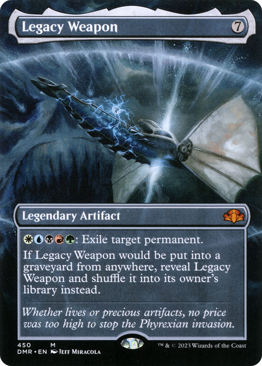 Legacy Weapon (DMR-450) [Dominaria Remastered] (Borderless) MTG Single Wizards of the Coast