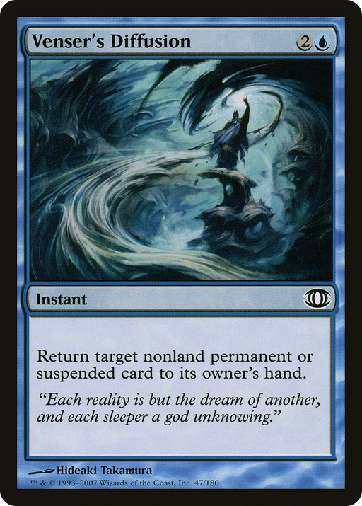 Venser's Diffusion (FUT-047) [Future Sight] MTG Single Wizards of the Coast